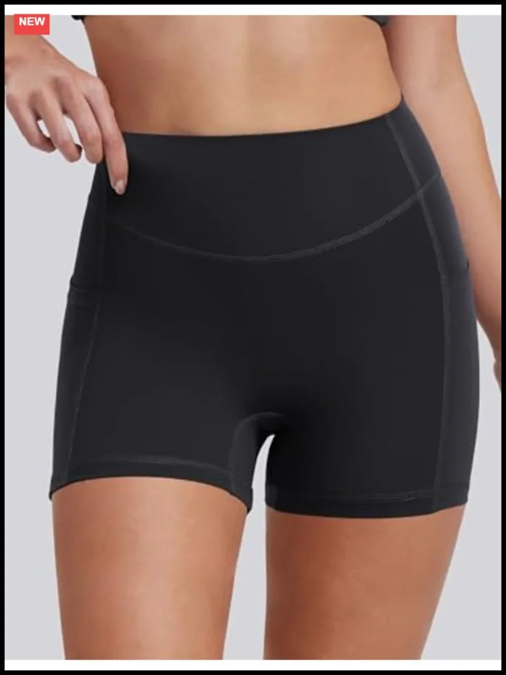Biker Shorts Women 4/6/8/10 Inch High Waist with Pockets Buttery Soft